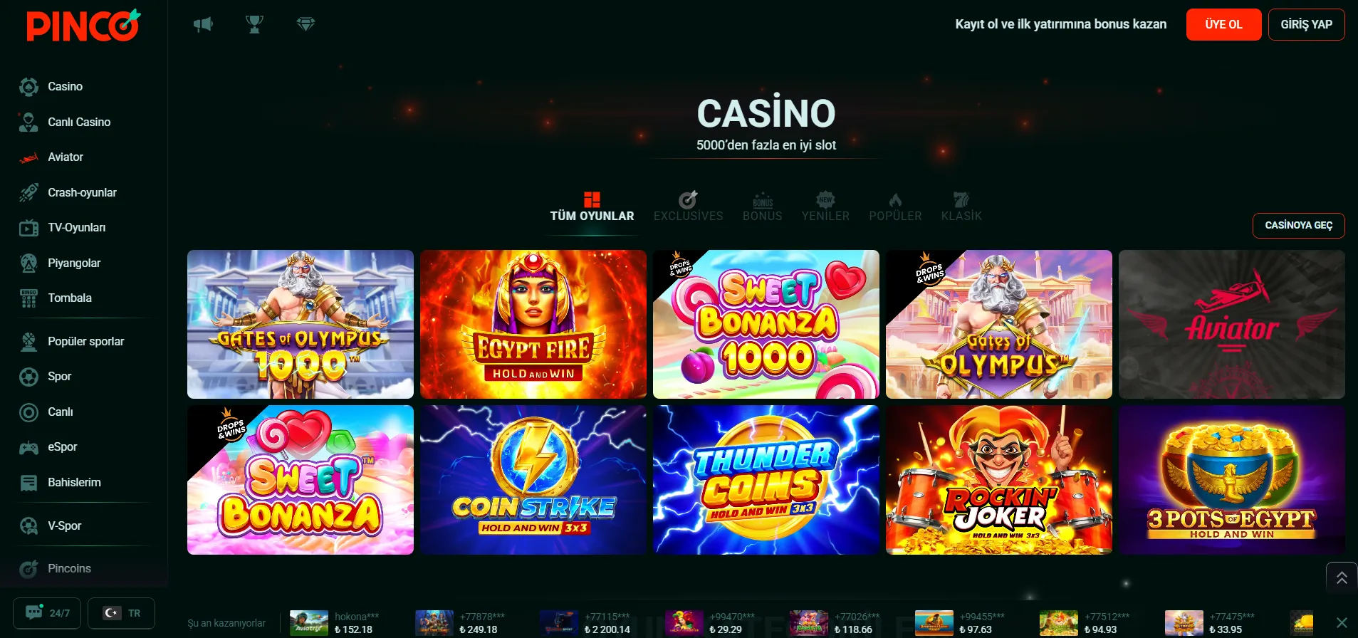 Pinco Casino oyuncu yorumları Turkey: deneyimler ve görüşler Pinco Casino oyuncu yorumları Turkey
